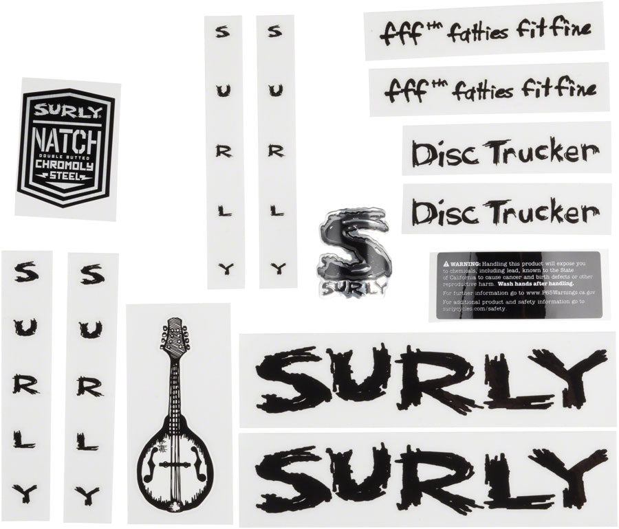 Surly Disc Trucker Decal Set