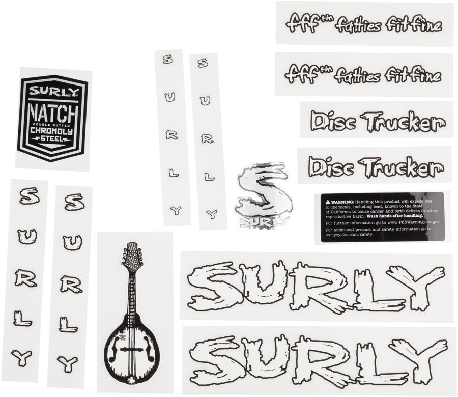 Surly Disc Trucker Decal Set