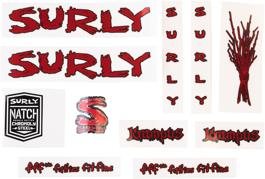 Surly Krampus Decal Set - Metallic