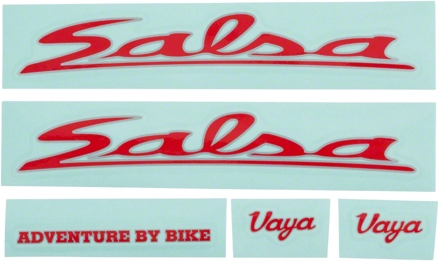 Salsa Vaya Travel Decal Set