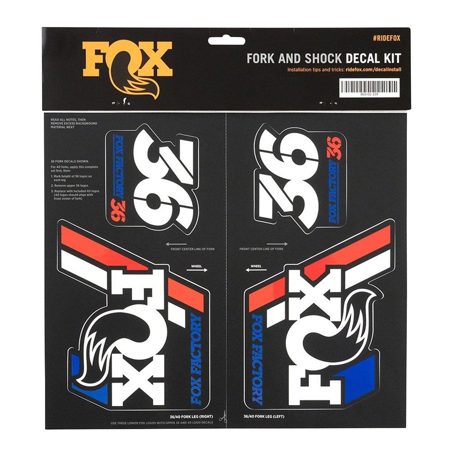 FOX Heritage Decal Kit for Forks and Shocks