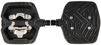 LOOK GEO TREKKING GRIP Pedals - Single Side Clipless with Platform, Chromoly, 9/16", Black