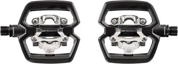 LOOK GEO TREKKING ROC Pedals - Single Side Clipless with Platform, Chromoly, 9/16", Black