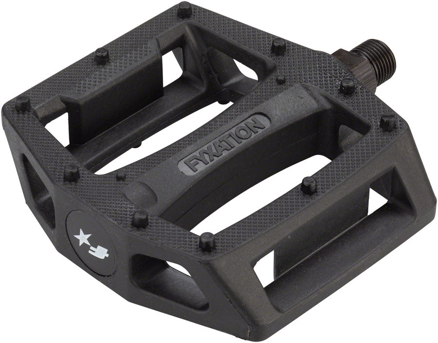 Fyxation Gates Pedals - Platform, Plastic, 9/16", Black