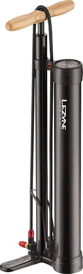 Lezyne Pressure Overdrive Floor Pump: Black