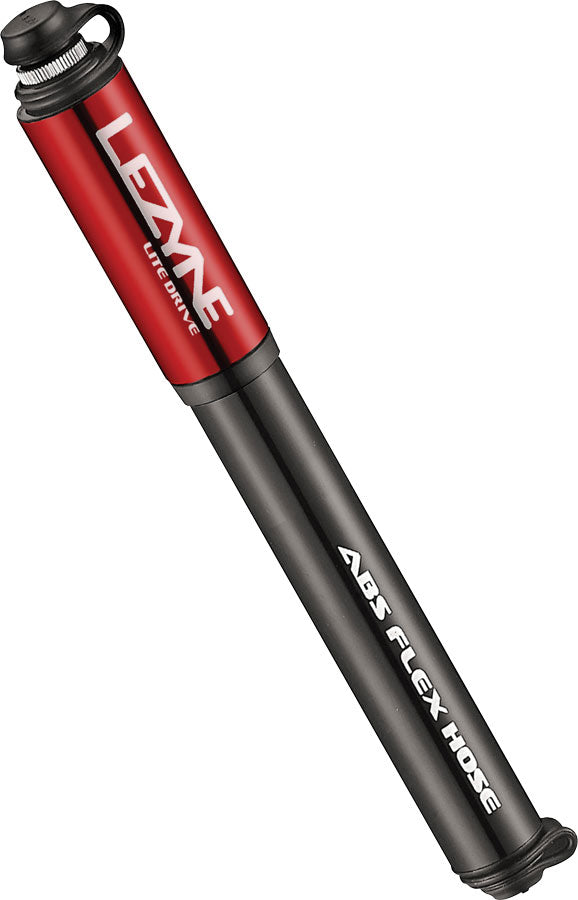 Lezyne Lite Drive Frame Pump: Gloss Red