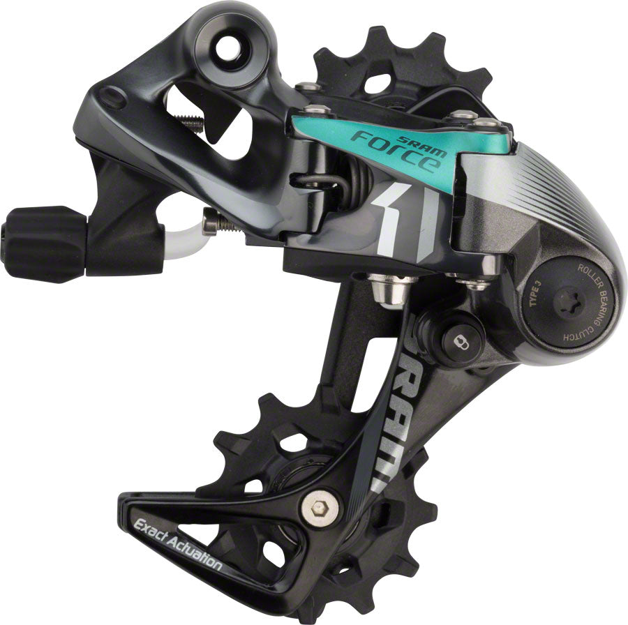 Force 1 Rear Derailleur - 11 Speed, Long Cage, Gray