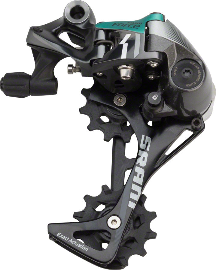 Force 1 Rear Derailleur - 11 Speed, Long Cage, Gray