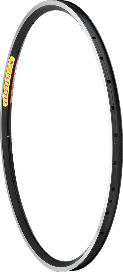 Velocity Dyad Rim - 26", Rim, Black/Silver, Clincher