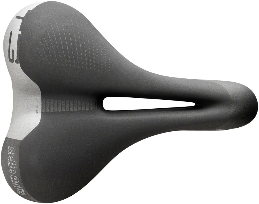 Selle Italia T 3 Flow Saddle - Fec Alloy, Black, S2