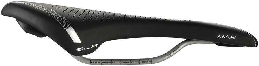 Selle Italia Max SLR Gel Superflow Saddle - Titanium, Black, L3