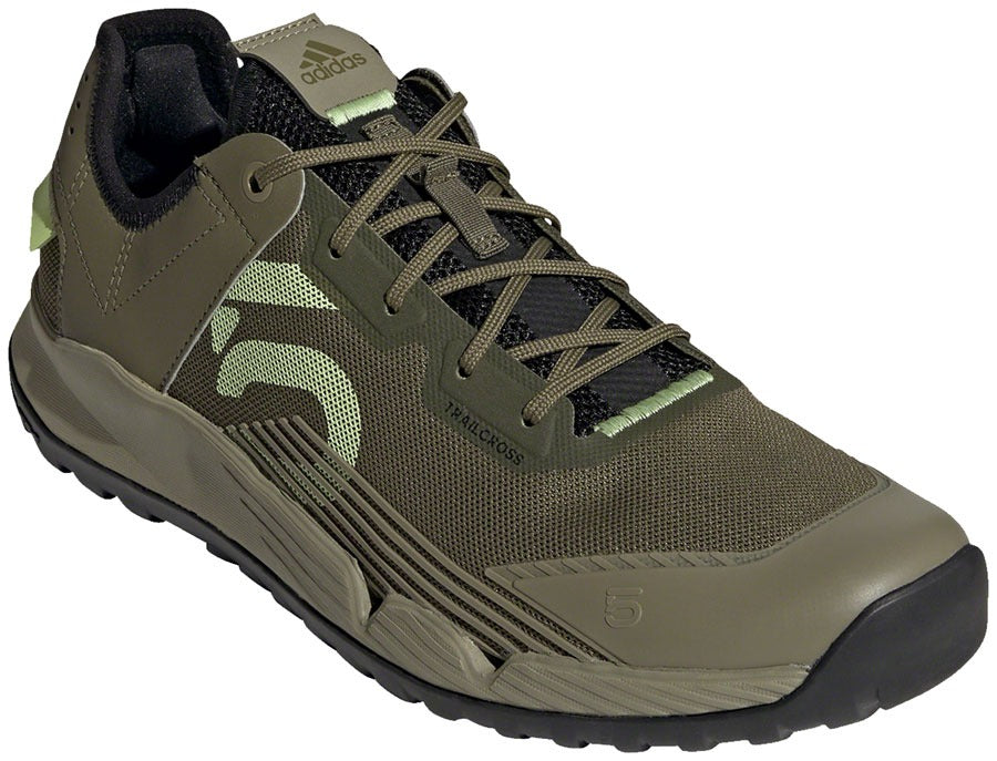 Five Ten Trailcross LT Flat Shoes - Men's, Focus Olive/Pulse Lime/Orbit Green