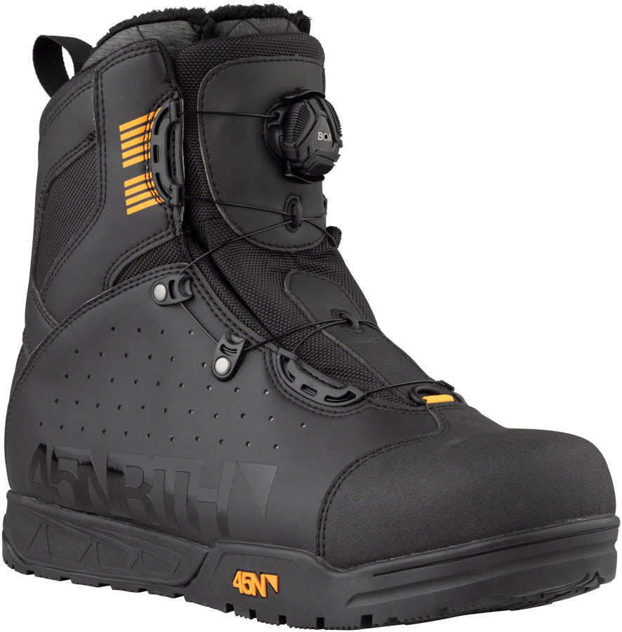 45NRTH Wolvhammer Cycling Boot: BOA Closure, Black