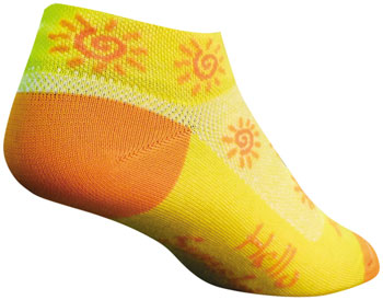 SockGuy Classic Sunshine Socks - 1 Inch, Yellow, Women's, Small/Medium