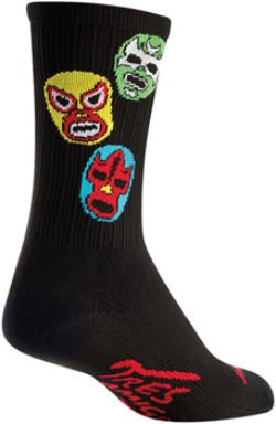 SockGuy SGX Three Amigos Socks - 6 inch, Black