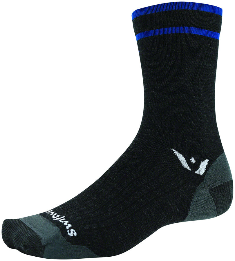 Swiftwick Pursuit Seven Ultralight Socks - 7 inch, Coal Blue