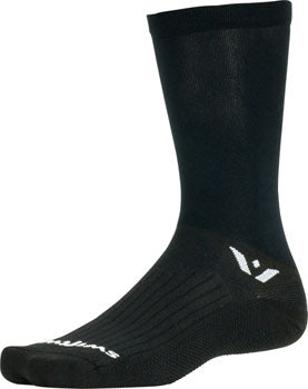 Swiftwick Aspire Seven Socks - 7 Inch, Black,