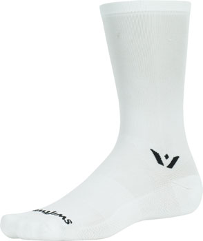 Swiftwick Aspire Seven Socks - 7 inch, White,