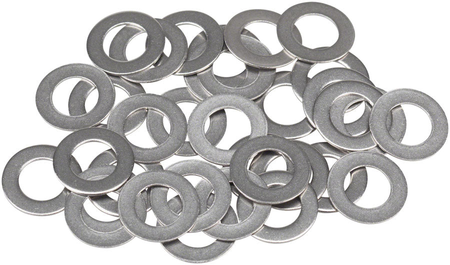 WHISKY Stainless Spoke Nipple Washers, Bag of 34