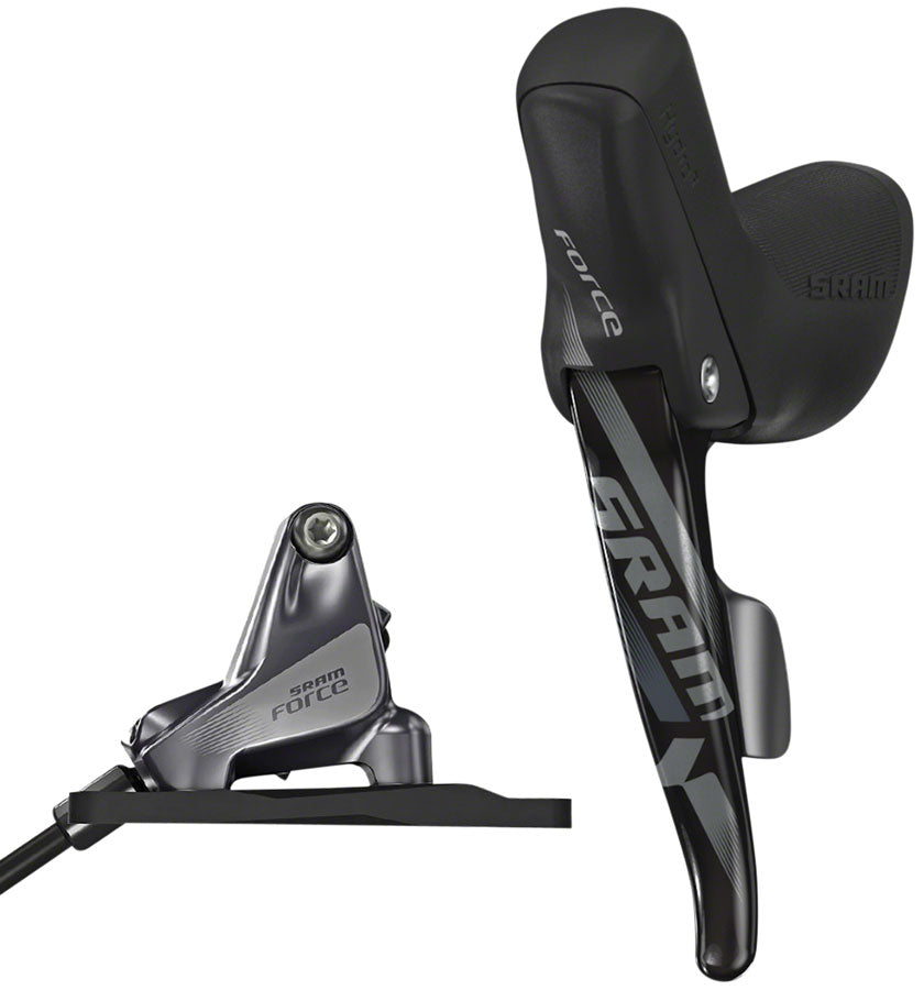 SRAM Force Hydraulic Disc Brake and Cable-Actuated Dropper Remote Lever - Left/Front, Flat Mount