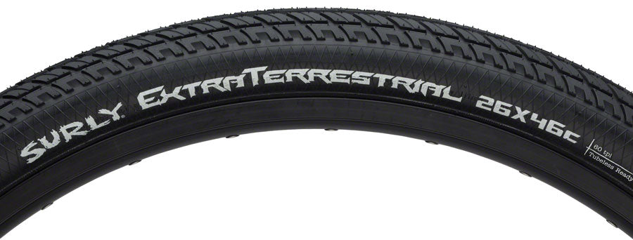 Surly ExtraTerrestrial Tire - Tubeless, Folding, Black, 60tpi