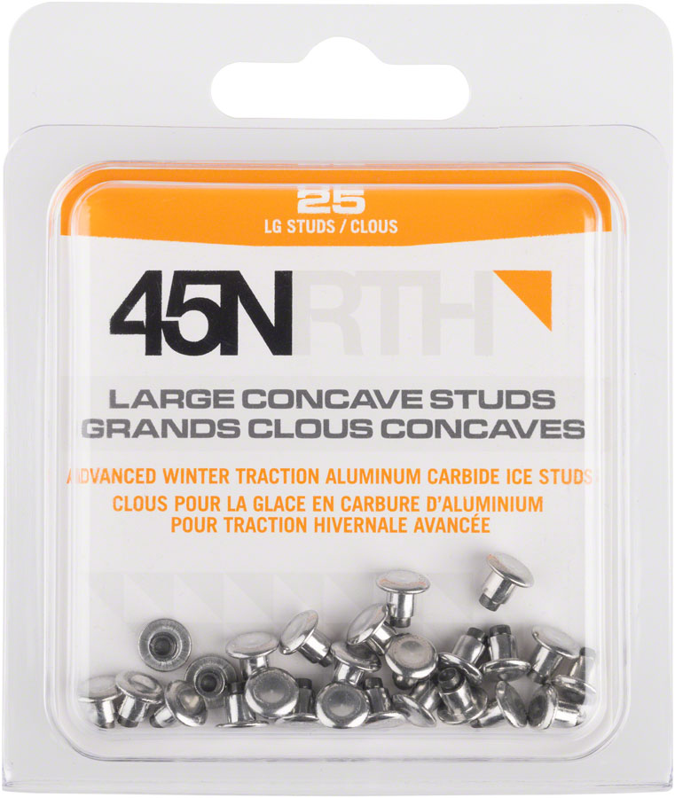 45NRTH Large Concave Carbide Aluminum Studs