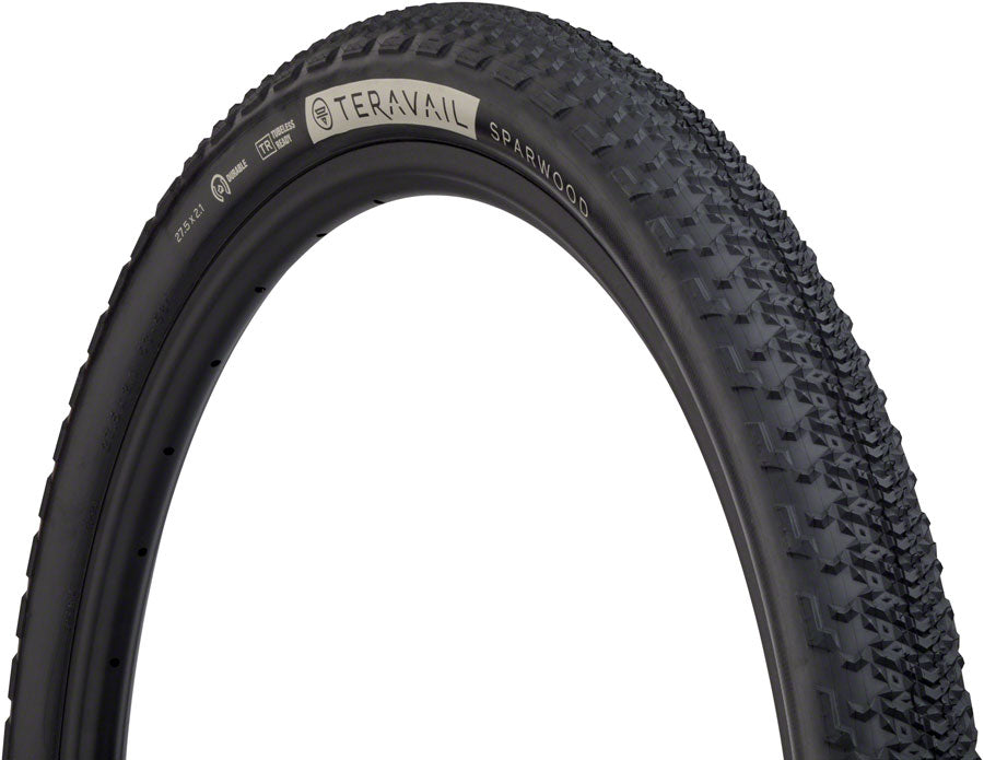 Teravail Sparwood Tire - Tubeless, Folding, Black, Durable