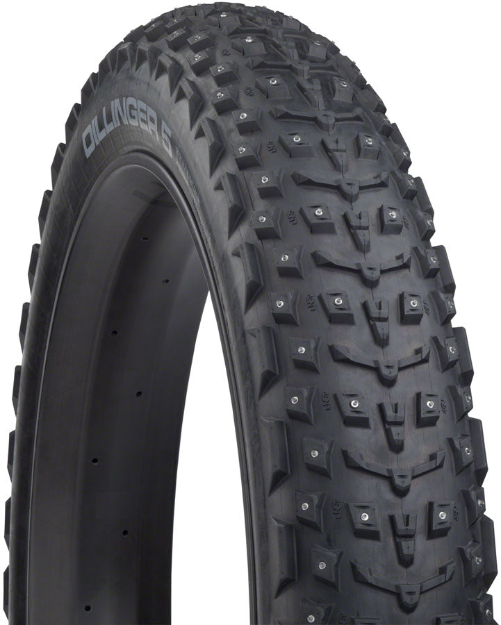 45NRTH Dillinger 5 Tire - 26 x 4.6, Tubeless, Folding, 120tpi, 258 Concave Carbide Aluminum Studs