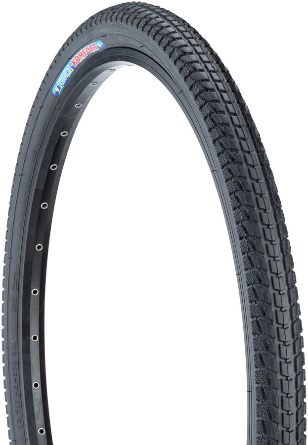 Kenda Komfort Tire -Clincher, Wire, Black, 60tpi