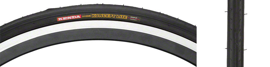 Kenda Koncept Tire - 650c x 23, Clincher, Black, 60tpi