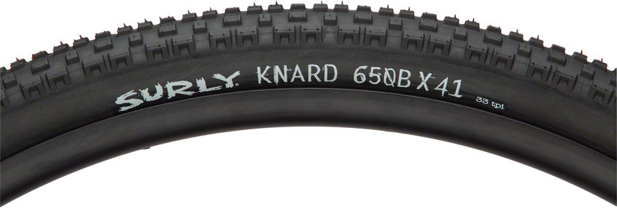 Surly Knard Tire - Clincher, Folding, Black, 33tpi