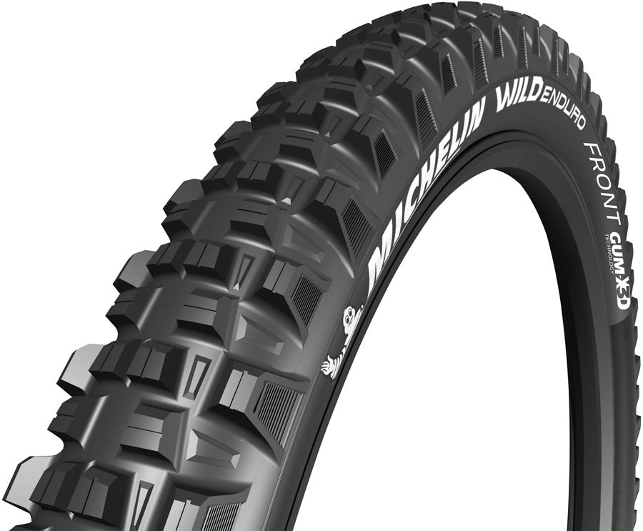 Michelin E-Wild Tire - 29 x 2.6, Tubeless, Folding, Gum-X, Black, Front, Ebike