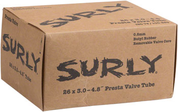 Surly Plus Fat Bike Tube: 26+, 26 x 3.0-4.8", Presta Valve