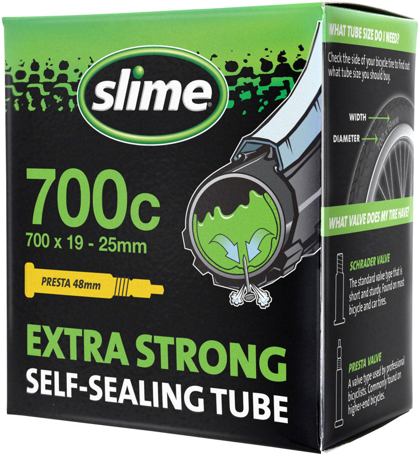 Slime Self-Sealing Tube 48mm Presta Valve