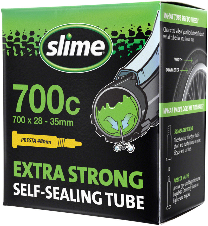 Slime Self-Sealing Tube 48mm Presta Valve