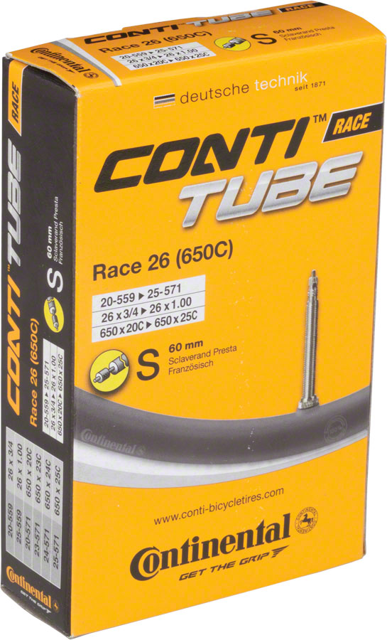 Continental 650 x 20-25mm 60mm Presta Valve Tube