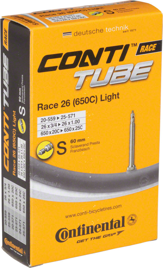 Continental Light Tube - Presta Valve