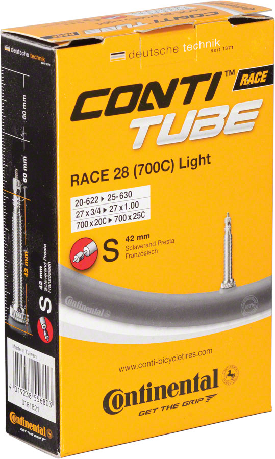 Continental Light Tube - Presta Valve