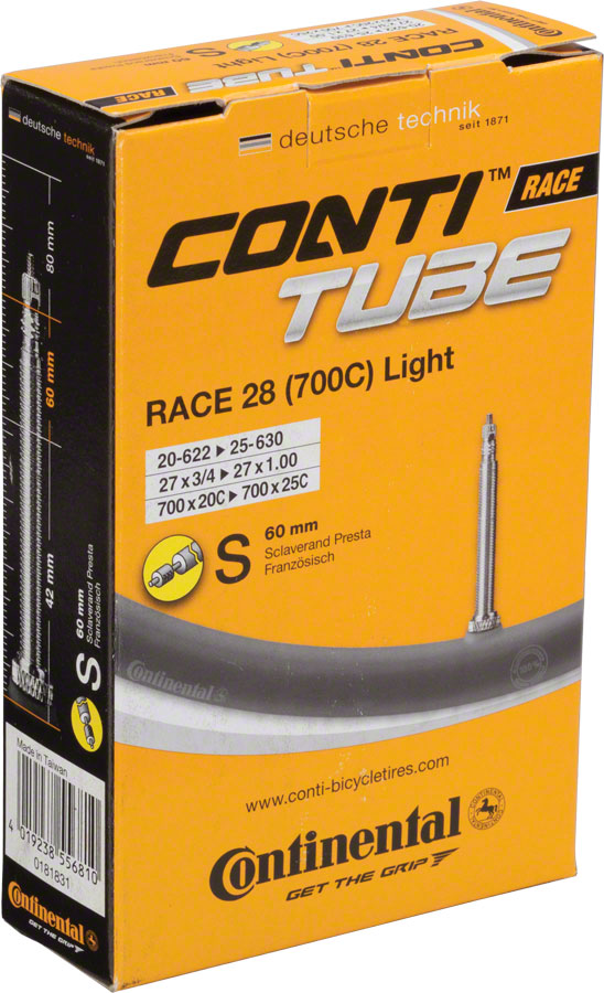 Continental Light Tube - Presta Valve