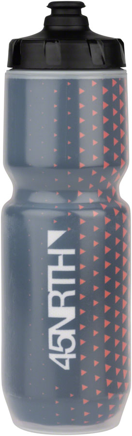 45NRTH Last Light Insulate Purist Water Bottle - Black/Orange, 23 oz