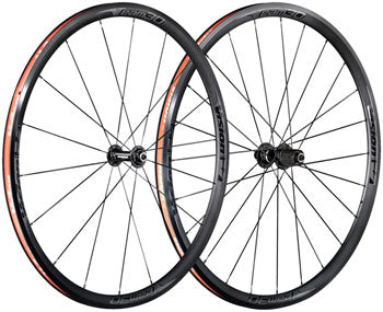 Vision Team 30 Comp TL Wheelset - 700C, QR x 100/130mm, Rim Brake, HG 11, Black