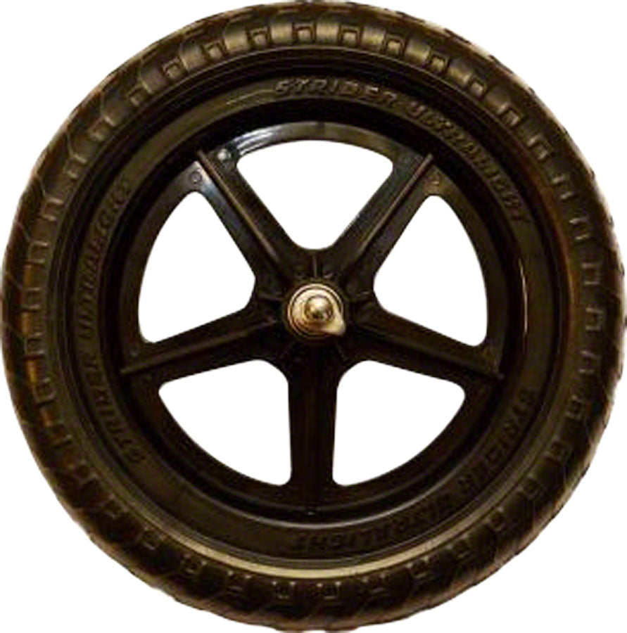 Strider Replacement Wheel: Ultralight, 12", Black, Sold as Each