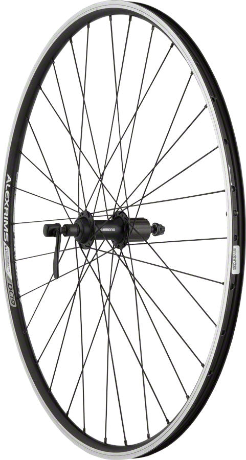 Quality Wheels Value Double Wall Series Rear Wheel - 700, QR X 135mm, Rim Brake, HG 10, Clincher