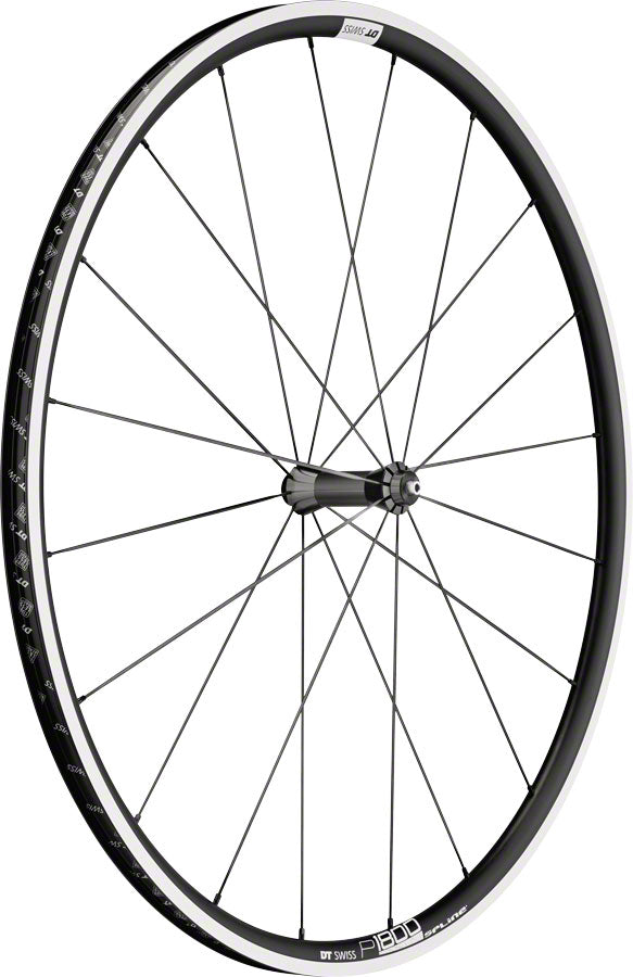 DT Swiss P 1800 Spline Front Wheel - 700, QR x 100mm, Rim Brake, Black