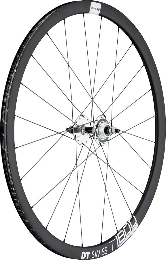 DT Swiss T 1800 Rear Wheel - 700, 10 x 1 x 120mm, Threaded Track, Black