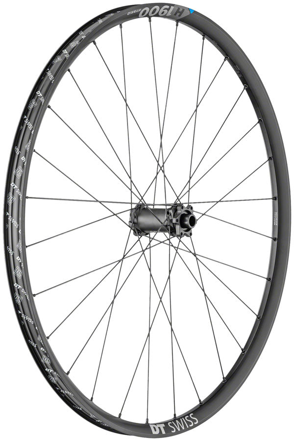 DT Swiss H 1900 Spline Front Wheel - 15 x 110mm, 6-Bolt, Black