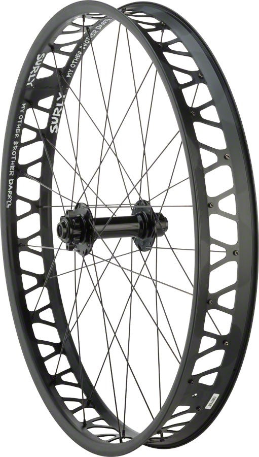 Quality Wheels Formula/Other Brother Darryl Front Wheel - 26, 15 X 150mm, 6-Bolt, Black