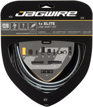 Jagwire 1x Elite Link Shift Cable Kit SRAM/Shimano with Polished Ultra-Slick Cable