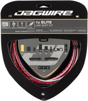 Jagwire 1x Elite Link Shift Cable Kit SRAM/Shimano with Polished Ultra-Slick Cable