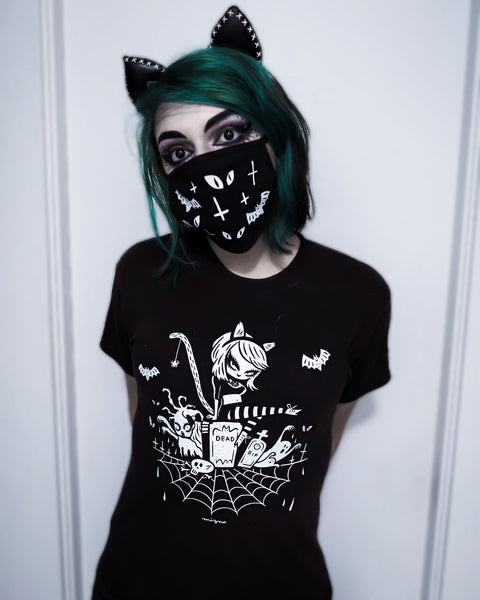 Willow Von Witcher wearing the Popkilloween collection.